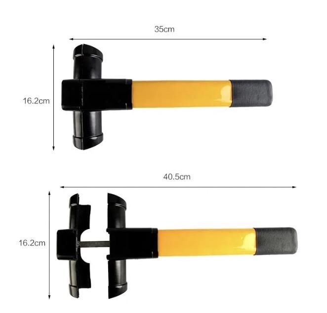 Universal Auto Anti-Theft Security Rotary Steering Wheel Lock with Keys - Huazhe Brand